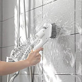 Multifunctional Kitchen Cleaning Brush Five-Piece Press Spray Tile Brush Glass Wiper Sponge Wipe Crevices Cleaning Set