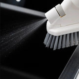 Multifunctional Kitchen Cleaning Brush Five-Piece Press Spray Tile Brush Glass Wiper Sponge Wipe Crevices Cleaning Set