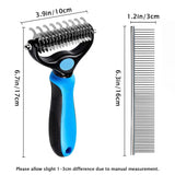 Multifunctional Pet Hair Removal Brush Dogs Cat Self-cleaning Comb Handheld Pet Deshedding Universal Shedding Cat Dog Supplies