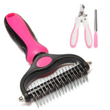 Multifunctional Pet Hair Removal Brush Dogs Cat Self-cleaning Comb Handheld Pet Deshedding Universal Shedding Cat Dog Supplies