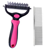 Multifunctional Pet Hair Removal Brush Dogs Cat Self-cleaning Comb Handheld Pet Deshedding Universal Shedding Cat Dog Supplies