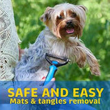 Multifunctional Pet Hair Removal Brush Dogs Cat Self-cleaning Comb Handheld Pet Deshedding Universal Shedding Cat Dog Supplies