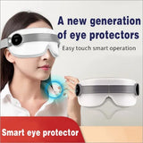 Multifunctional intelligent eye massage instrument music screen vibrating eye massager hot compress eye mask