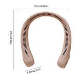 Neck Fan Air Conditioner Mini USB Quiet Fan Without Blade Hot Weather USB Air Cooler For Walking Riding Working Cooking Learning