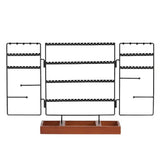 Necklace Holder Stand Bracelet Display Holder With Wooden Tray Jewelry Tower Storage Organizer For Bangles Necklaces Bracelets