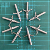 New 20/50pcs Professional Deep Water Fishing Darts Head Fishing Slingshot Catapult Accessories Fishing Darts Arrowhead Tip Tools