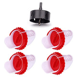 New Automatic Gravity Chicken Duck Feeder Kit Rainproof Poultry Feeder For Feed Buckets Barrel Drum Trough Reduce Spillage Mess