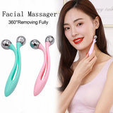 New Eye Massager  3D Face Roller Facial Massager Triple Lifting Skin Slimming Device Anti Cellulite Face Eye Tool Health Care