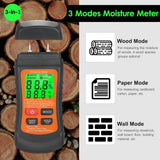New Multifunctional Digital Wood Moisture Meter Two Needle Wall Cardboard Timber Humidity Tester Moisture Content Detector