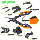 New Multifunctional Fishing Pliers Accessories 420 Stainless Steel Body Scissors Line Cutter Hooks Remover Outdoor Fishing Tools
