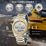 New REWARD Fashion Luxury Man's Watches Chronograph Waterproof Sport Quartz Wrist Watch Top Brand Business Wristwatches for Men