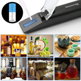 New Specialised 0-80% Alcohol Refractometer ATC Alcohol Content Tester Brew Meter Whisky Brandy Vodka Tequila Chinese Spirits