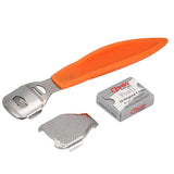 New Stainless Steel Foot Skin Shaver Corn Cuticle Cutter Remover Rasp Pedicure File Foot Callus 10 Blades Foot Care Tool