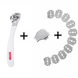 New Stainless Steel Foot Skin Shaver Corn Cuticle Cutter Remover Rasp Pedicure File Foot Callus 10 Blades Foot Care Tool