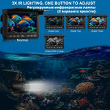 Newest 5000mAh Underwater fishing camera for Fishing room4.3"  fishing finder with IR for Diving chamber Underwater video camera