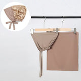 Newest Chiffon Shawl With Matching Undercap Hijab Women Pure Color Jersey Inner Caps Muslim Headband Two-Piece Scarf Set