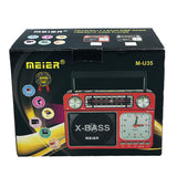 MEIER M-U35 Quartz Clock Radio Receiver Multi Band Mp3 Player Usb Am/fm Radio