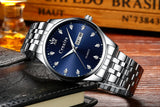 Business Men's Fashion Quartz Calendar Waterproof Watch