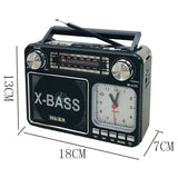 MEIER M-U35 Quartz Clock Radio Receiver Multi Band Mp3 Player Usb Am/fm Radio
