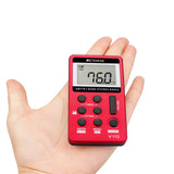 Retekess V-112 red mini radio portable AM FM F9202D