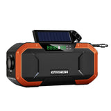 Outdoor hand-cranked solar rechargeable radio multifunctional emergency radio card Bluetooth speaker.