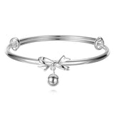 Women's Fashion Simple Mobius Silver Bracelet