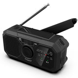 Multifunctional emergency radio, disaster prevention and relief, flashlight lighting, hand operated power generation, mobile charging bank