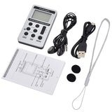 Foreign trade source am fm mini portable digital display elderly radio charging small radio USB interface