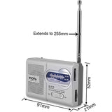 BC-R119 multifunctional portable mini elderly AM/FM radio