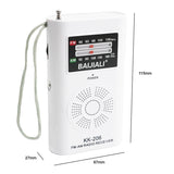 Mini Portable Radio Old Vintage Pointer Radio Small Multifunctional FM/AM Radio