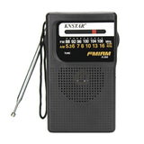 K-266 Elderly Two Band Rechargeable Radio FM Pocket FM Semiconductor Mini Portable Radio