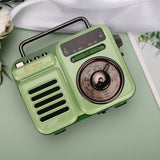 Street retro style Bluetooth audio AM/FM/WB handheld solar outdoor radio