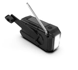 Multifunctional emergency radio, disaster prevention and relief, flashlight lighting, hand operated power generation, mobile charging bank