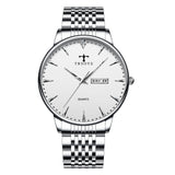 Simple Men's Fashion Business Waterproof Luminous Double Quartz Watch