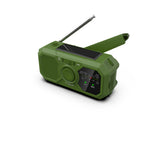 Multifunctional emergency radio, disaster prevention and relief, flashlight lighting, hand operated power generation, mobile charging bank
