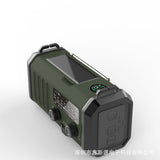 Solar powered charging handheld radio 10000mah polymer multifunctional emergency radio
