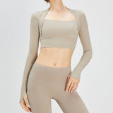 Yoga Clothes Long-sleeved Women's Lulu Sports Top Running Fitness Clothes