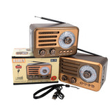 HR-31BT retro multi band radio with flashlight multifunctional Bluetooth card MP3 playback