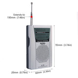 INDIN BC-R60 Portable Mini Multifunctional AM/FM Radio Player for the Elderly