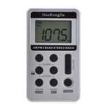 Foreign trade source am fm mini portable digital display elderly radio charging small radio USB interface