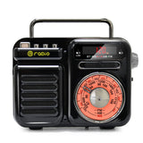 Street retro style Bluetooth audio AM/FM/WB handheld solar outdoor radio