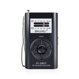 Mini Portable Radio Old Vintage Pointer Radio Small Multifunctional FM/AM Radio