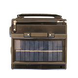 Manufacturers sell multi-band portable flashlight bluetooth solar charging manual FM plug-in card radio