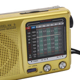 Full band vintage radio cross-border portable retro radio multifunctional mini radio