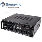 High power household power amplifier 12V/220V Bluetooth EQ equalizer car outdoor K song dual-purpose power amplifier wholesale