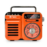 Street retro style Bluetooth audio AM/FM/WB handheld solar outdoor radio