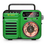 Street retro style Bluetooth audio AM/FM/WB handheld solar outdoor radio
