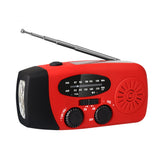 Wholesale portable handheld solar radio AM FM emergency charging radio 1200mAh by manufacturer