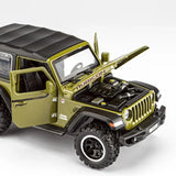 Off-Road 7 Door for Wrangler Diecast Toy Car Model, 1/32 Scale Metal Alloy Vehicle for Kids Boys Girls Adults, Doors Open, Light