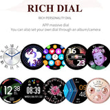 Ola Esporte Women Smart Watch Lady Flash Diamond SmartWatch Three Buttons Phone Call Bluetooth Sport Bracelet Heart Rate Monitor